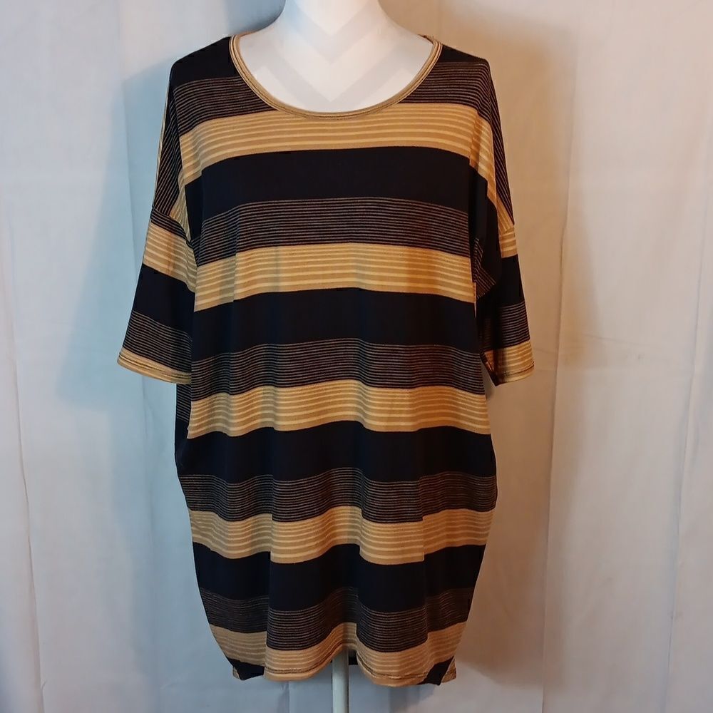 LuLaRoe Striped Tunic Top